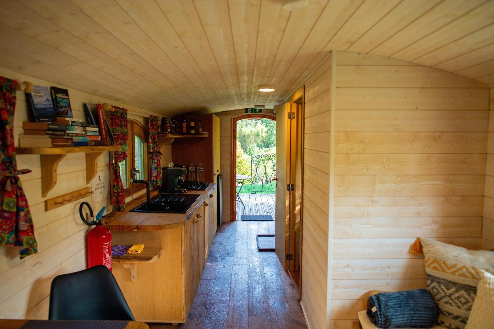 La Tiny House De La Bergerie Villa Lierneux Buitenkant foto