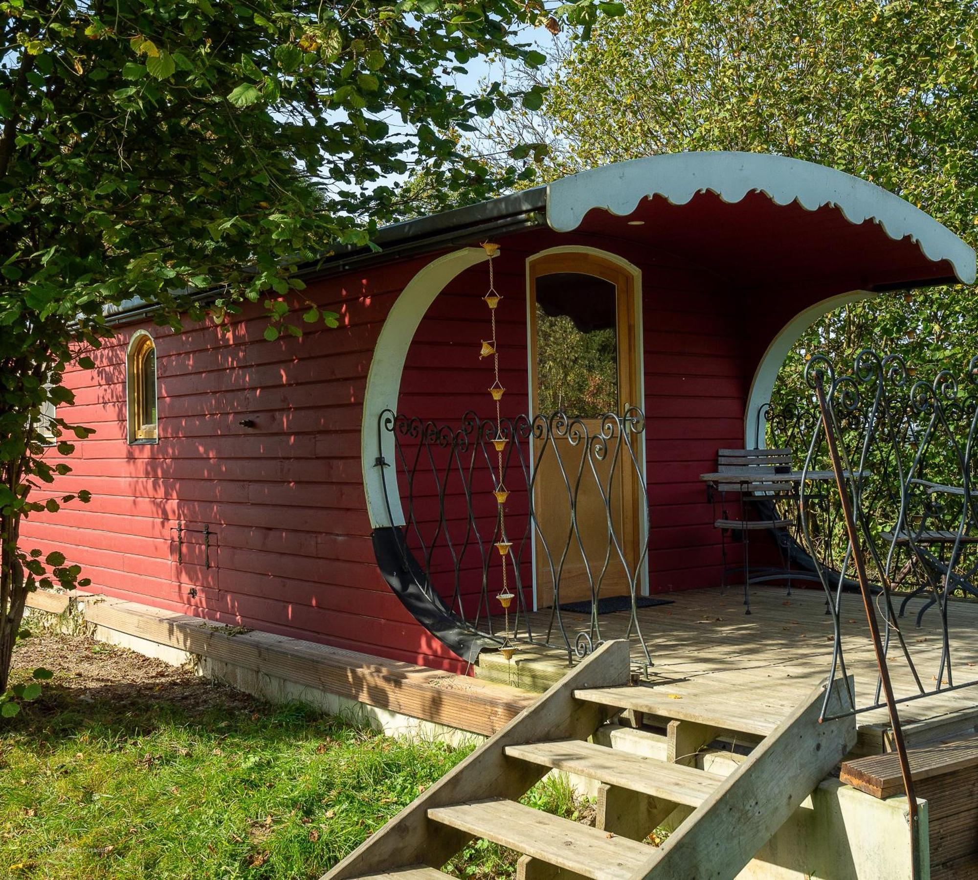 La Tiny House De La Bergerie Villa Lierneux Buitenkant foto
