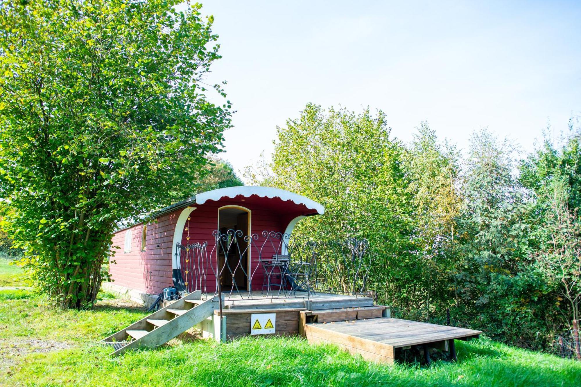 La Tiny House De La Bergerie Villa Lierneux Buitenkant foto