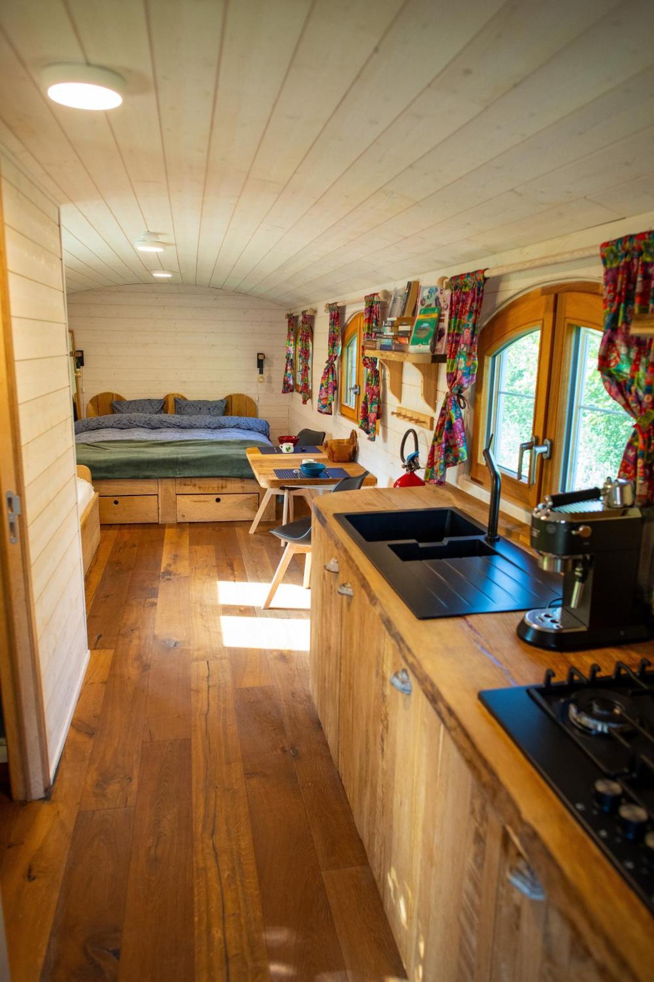 La Tiny House De La Bergerie Villa Lierneux Buitenkant foto